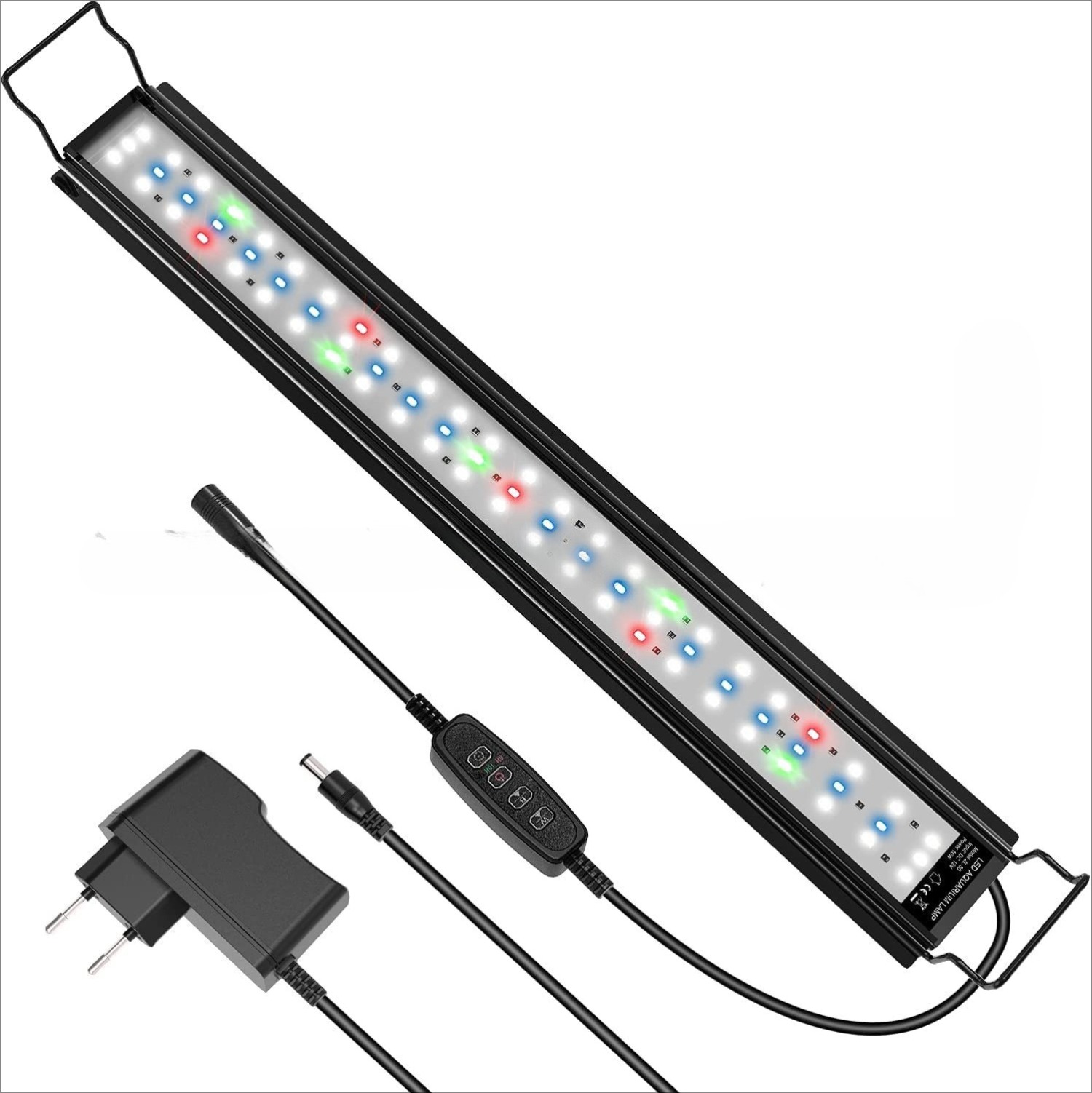 Planted Aquarium Freshwater - LED水槽ライト 12インチ タイマー付き、明るさ調整可能、フルスペクトル水槽植物ランプ 12インチ～48インチの淡水水槽用