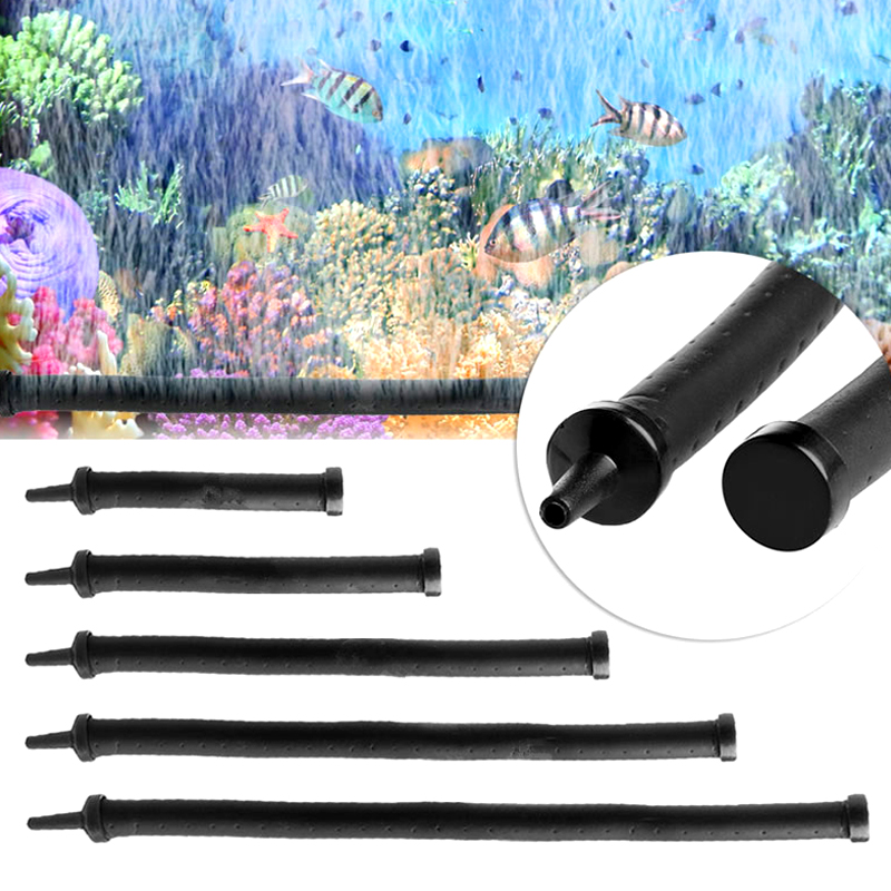 Aquarium Lily Pipe - 水族館エアポンプ酸素気泡チューブエアレーター水槽水景曲げ可能なエアストーンパイプストリップディフューザーアクセサリー