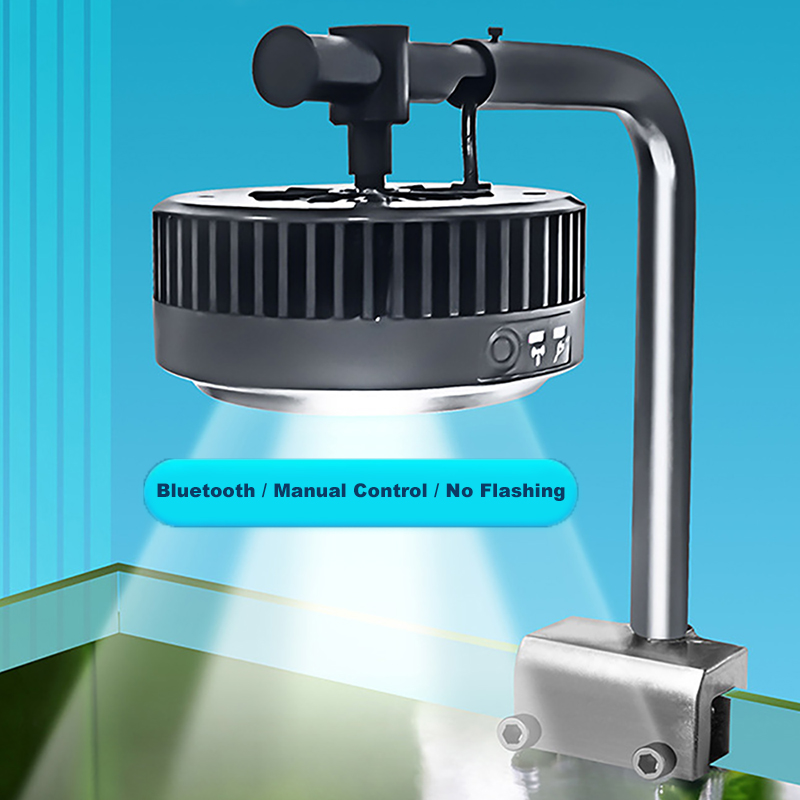 Planted Aquarium Algae Remover - ジェバオ スマートBluetooth水槽ライト LED防水リーフコーラルライト ノンフリッカー 水生植物藻類除去アクアリウムライト