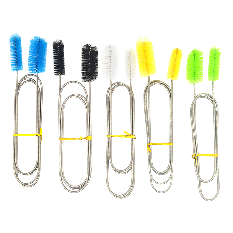 Planted Aquarium Maintenance Kit - 水槽清掃ブラシ、水フィルターポンプ、リリーパイプ、エアチューブ、ホース用、ステンレス製フレキシブルホースブラシ、ウォーターポンプアクセサリー