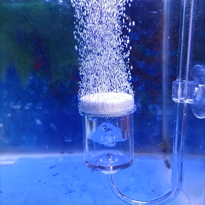 Aquarium Plant Nursery - 水族館用のCO2噴霧器とディフューザー,バブルカウンター,吸盤で確認,植えられた水槽の付属品