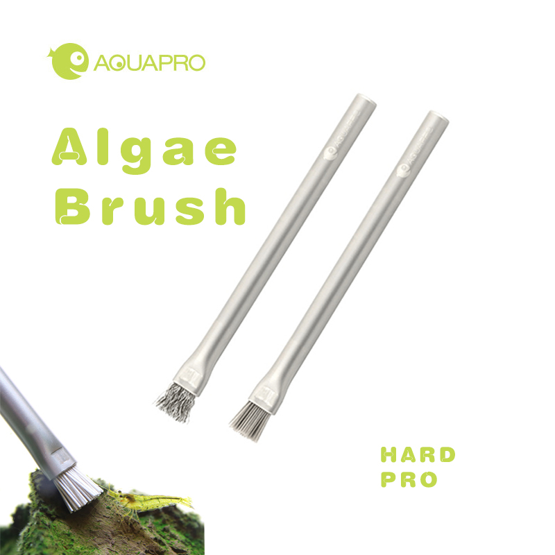 Planted Aquarium Algae Remover - ステンレス鋼の歯ブラシクリーニングブラシ,水族館のクリーニングアクセサリー,ソルトとフレッシュウォータープラント