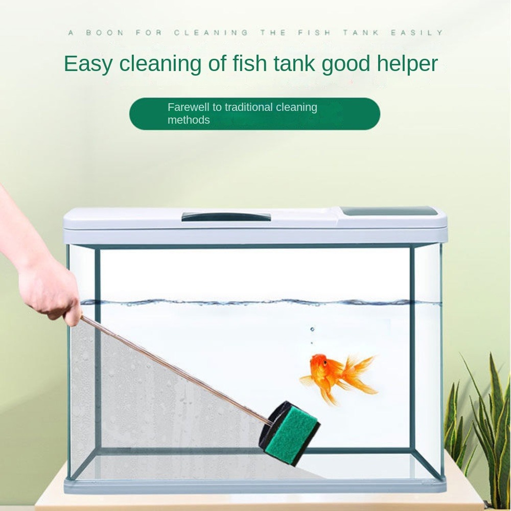 Planted Aquarium Algae Remover - ツール 水族館の水槽の掃除ブラシ スポンジアクセサリー スクラバー フローティングクリーン 藻類除去