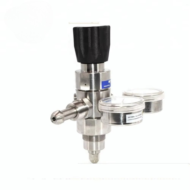Co2 Regulator Dual Stage - 高圧CGA 330二段式CO2ガス圧力調整器
