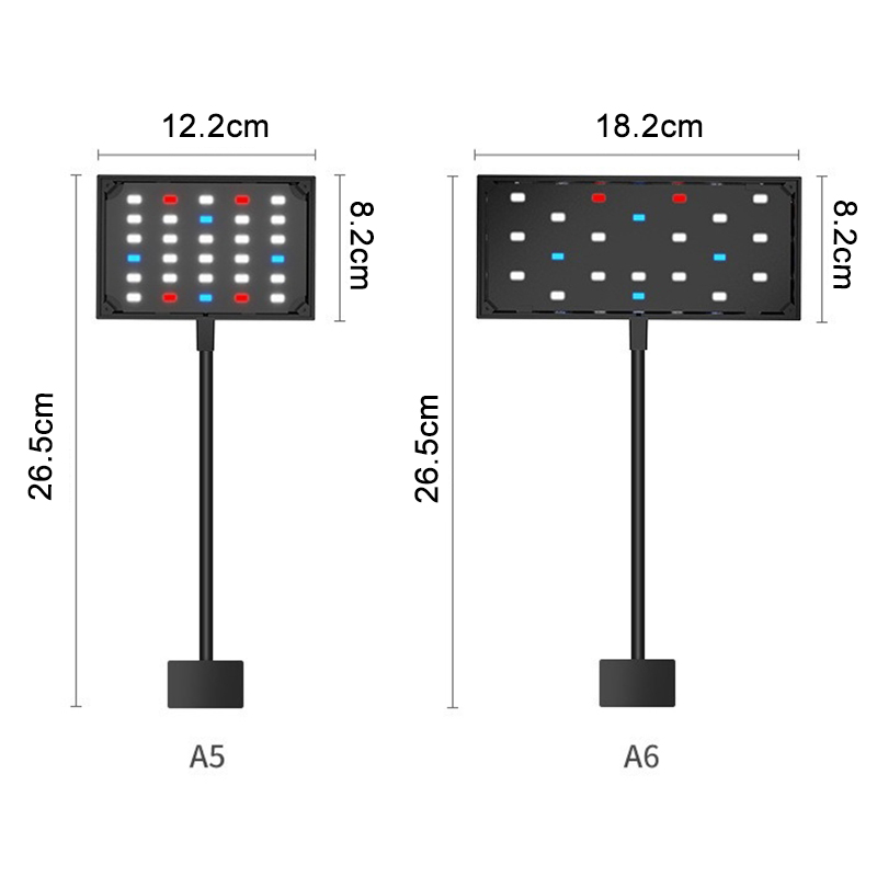 USB水槽用LEDライト フルスペクトラム 水生植物育成ラン - Aquarium Plant Light Spectrum のレビューと価格