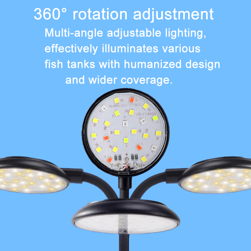 USB水槽LEDランプ水槽ライト装飾水生植物複数モード調光可 - Aquarium Plant Light Spectrum のレビューと価格