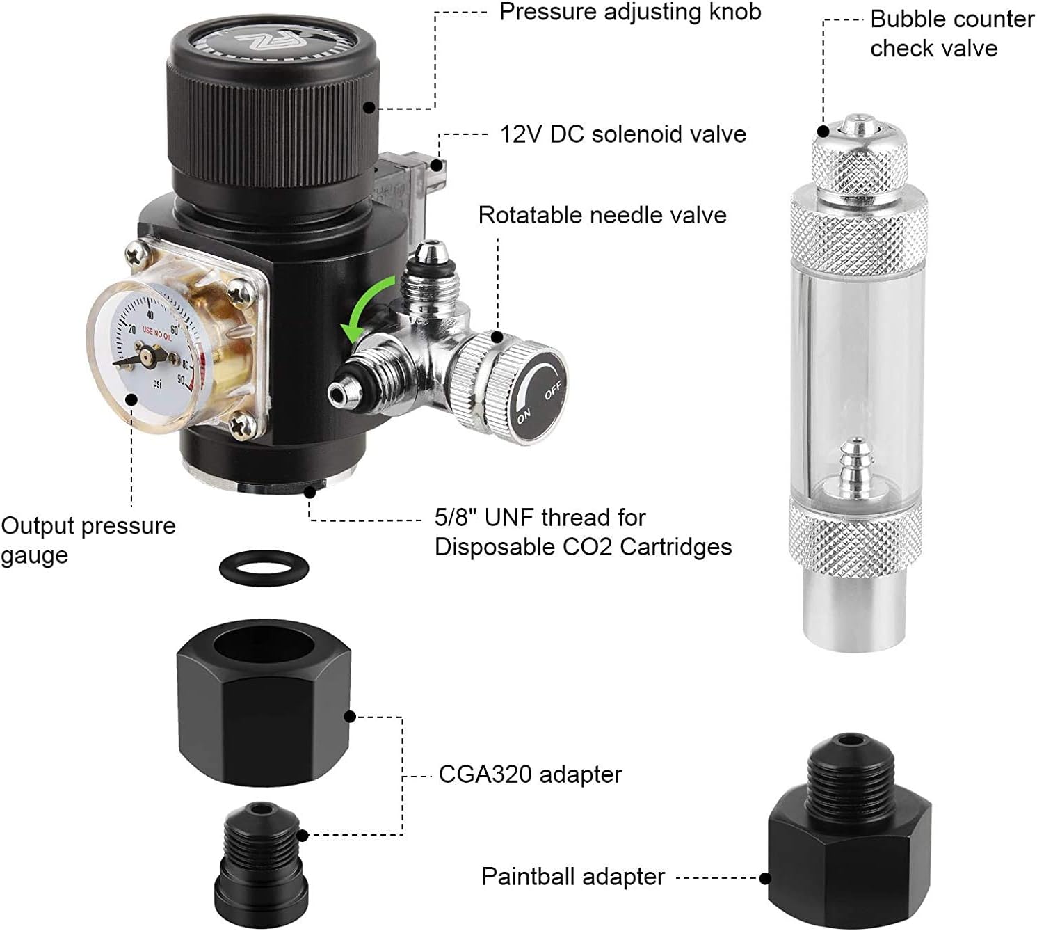 水槽用CO2レギュレーター ミニシリーズV3.0 デュアルス - Co2 Regulator Dual Stage のレビューと価格