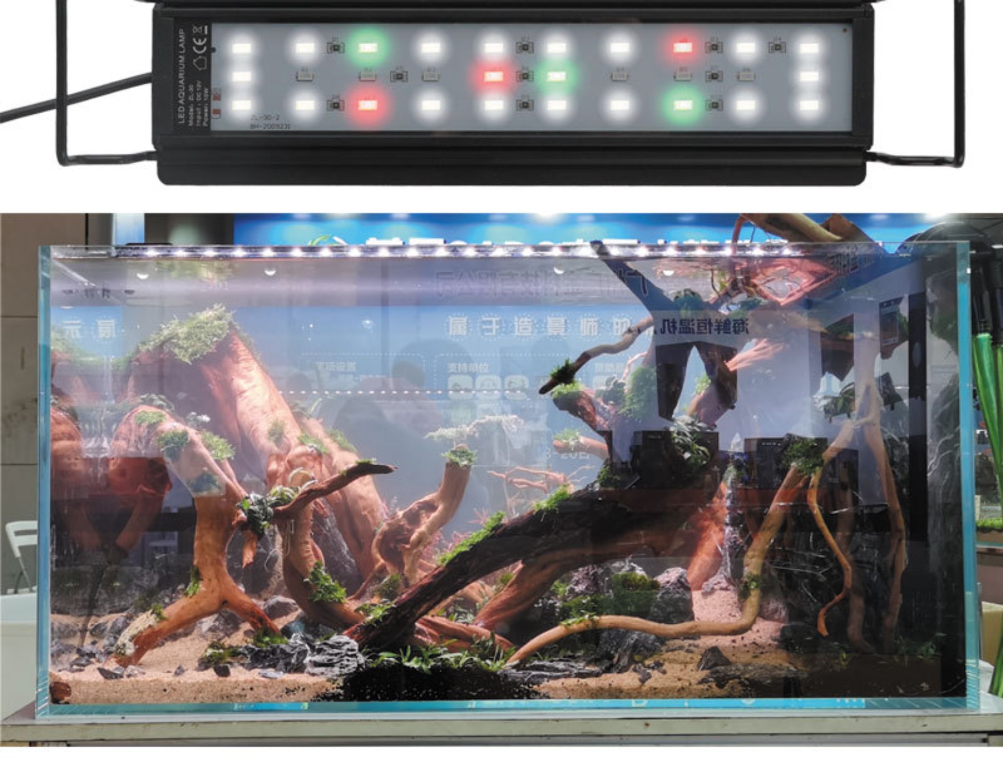 LED水槽ライト 12インチ タイマー付き、明るさ調整可能、 - Planted Aquarium Freshwater のレビューと価格