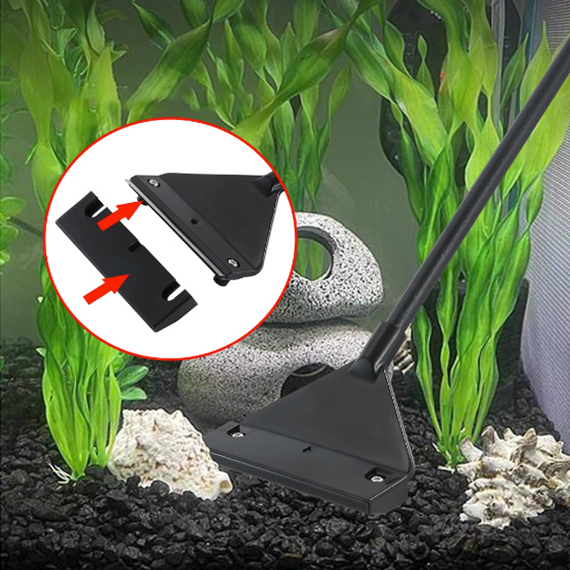 水槽用ステンレス鋼製藻類除去スクレーパーブレード、水生植物用 - Planted Aquarium Algae Remover のレビューと価格