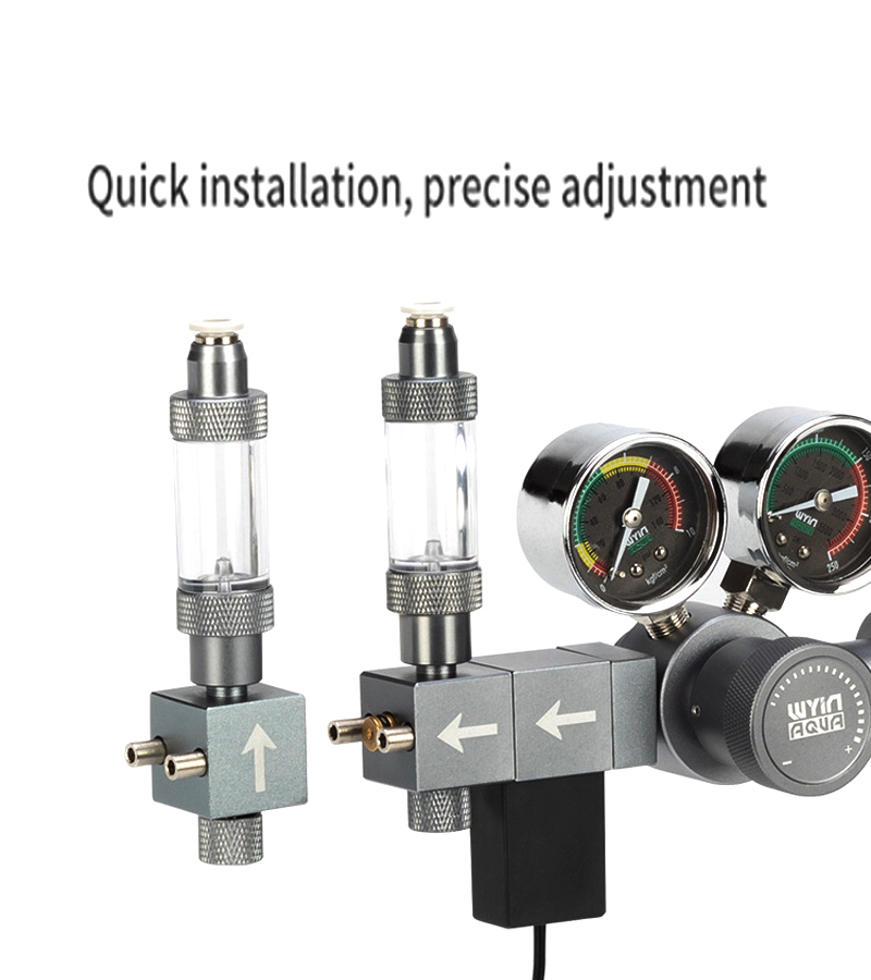 水槽DIY CO2レギュレーター二段式圧力調整弁 CO2マル - Co2 Regulator Dual Stage のレビューと価格