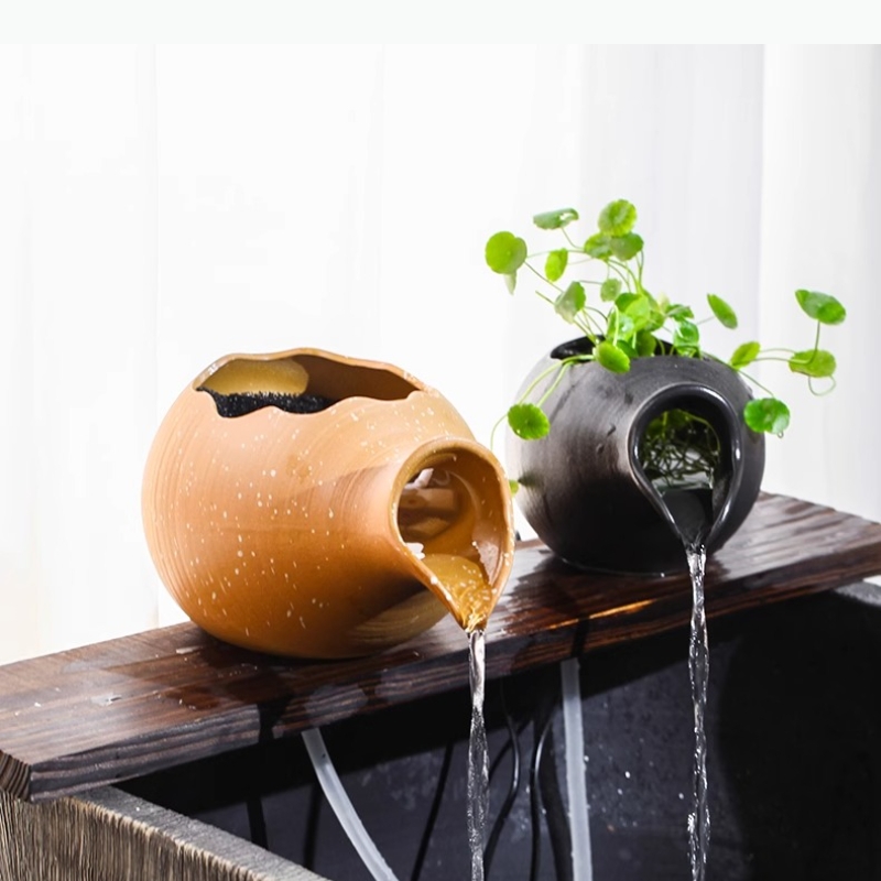 セラミック製の魚水槽、養殖用セラミックジャー、循環水装飾、植 - Planted Aquarium Jar のレビューと価格