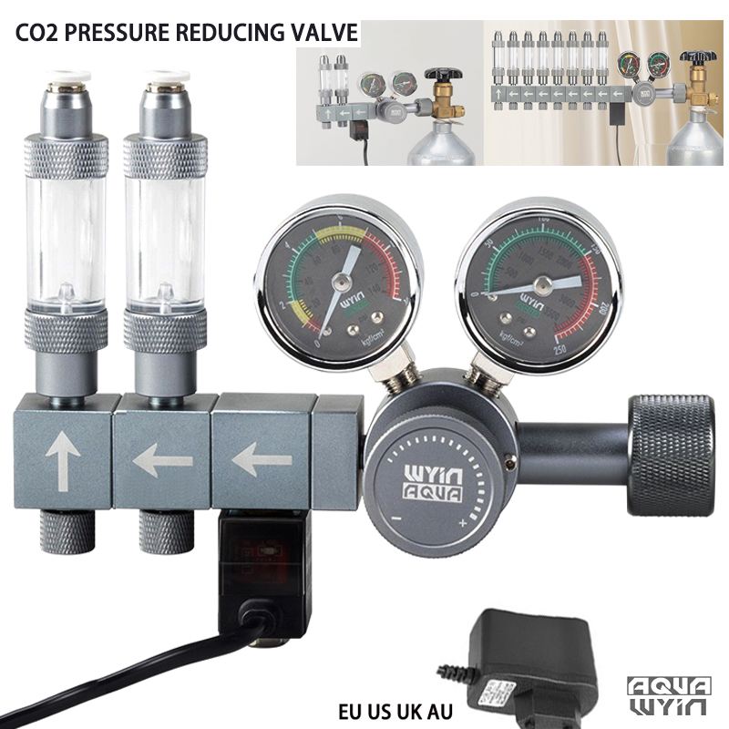 水槽DIY CO2レギュレーター デュアルステージ圧力調整バ - Co2 Regulator Dual Stage のレビューと価格