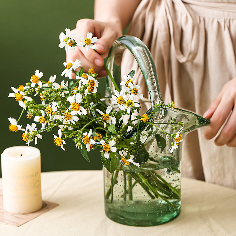 北欧風卓上ガラス花瓶 ハンドバッグ型 水耕栽培植物用花瓶 魚 - Planted Aquarium Jar のレビューと価格