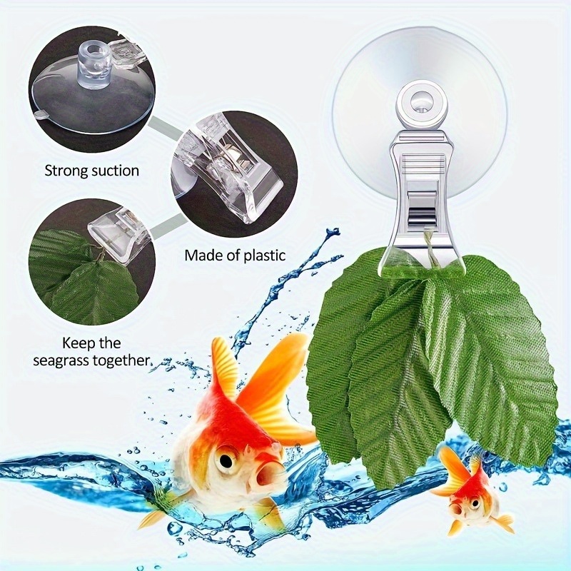 8個入り 魚海藻クリップ 水草吸盤 クリップ付き給餌ホルダー - Aquarium Plant Nursery のレビューと価格