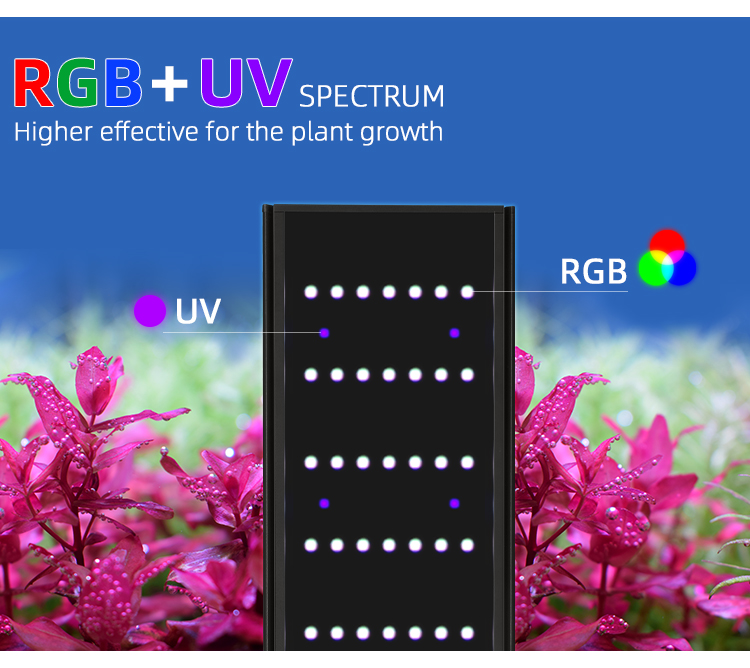 水族館に植えられたLEDライト,1シリーズ,調光器とタイマー - Aquarium Plant Light のレビューと価格