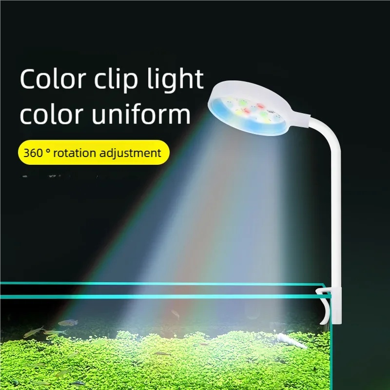 3W LEDクリップ式水槽ライト フルスペクトルUSB水槽ラ - Aquarium Plant Light Spectrum のレビューと価格