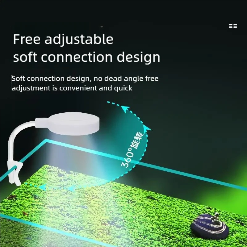 3W LEDクリップ式水槽ライト フルスペクトルUSB水槽ラ - Aquarium Plant Light Spectrum のレビューと価格