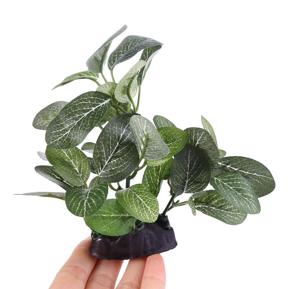 水槽装飾用シルク模造品、リアルな水中人工植物、フィカスツリー - Planted Aquarium Jar のレビューと価格