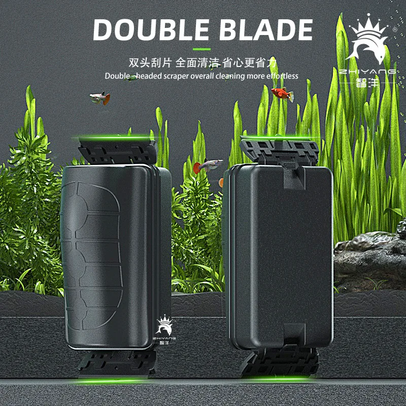 水族館ガラス水槽藻類スクレーパークリーナー強力な磁気フローテ - Planted Aquarium Tools のレビューと価格