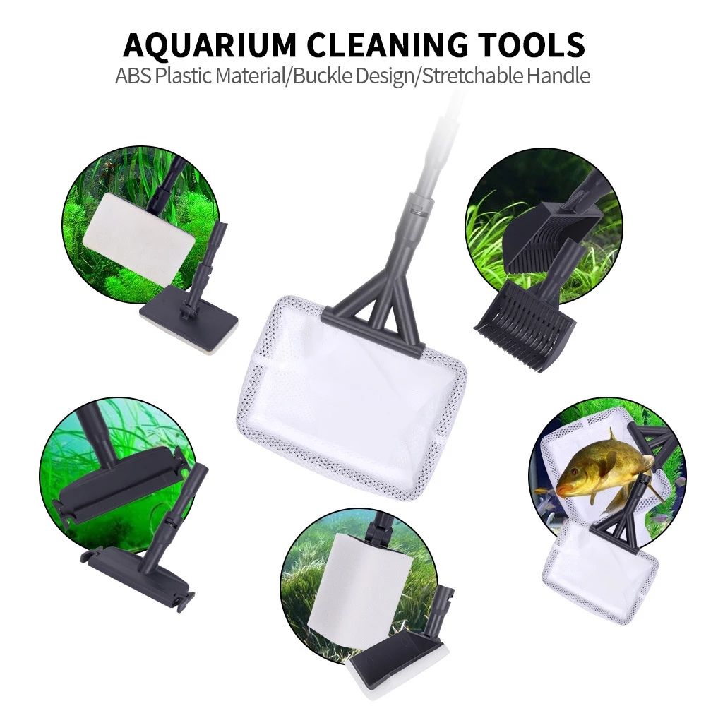 6 in 1水槽清掃ツールキット、水槽クランプセット、魚タン - Planted Aquarium Maintenance Kit のレビューと価格