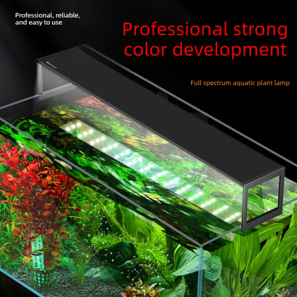 LED水槽ライト、フルスペクトル魚タンクLEDライト、アルミ - Planted Aquarium Freshwater のレビューと価格