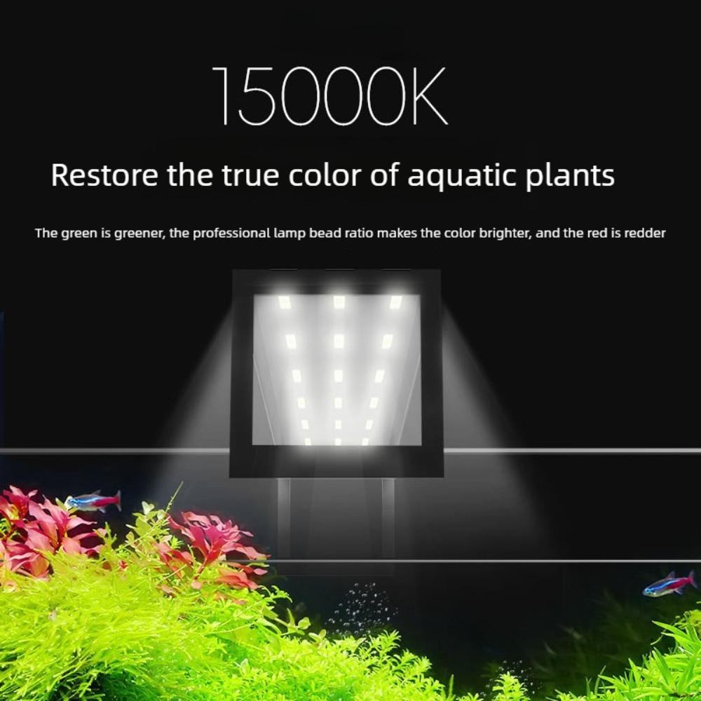 LED水槽ライト、フルスペクトル魚タンクLEDライト、アルミ - Planted Aquarium Freshwater のレビューと価格