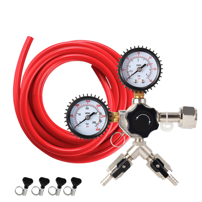 Elequeen-プロのドラフトおよびビール用のデュアルゲー - Co2 Regulator Dual Stage のレビューと価格