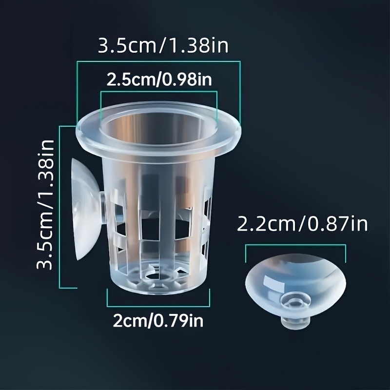 10/20/30個入りプラスチック製水槽用植栽カップ、吸盤付 - Planted Aquarium Freshwater のレビューと価格