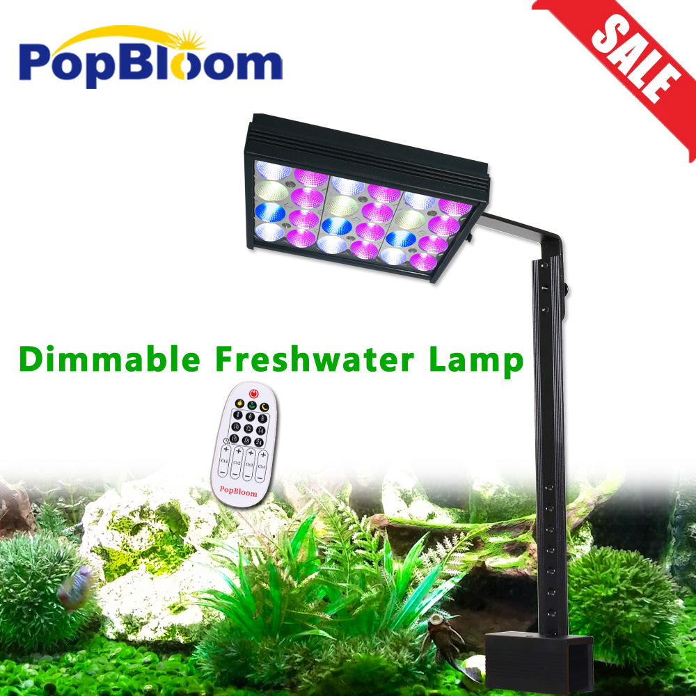 Popbloom-タイマー水族館LED照明、リフレッシュウォ - Planted Aquarium Freshwater のレビューと価格