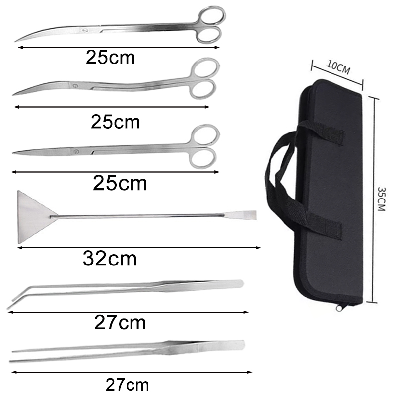 水槽清掃ツールセット ウェーブシザー ピンセット 水草トリミ - Planted Aquarium Tools のレビューと価格