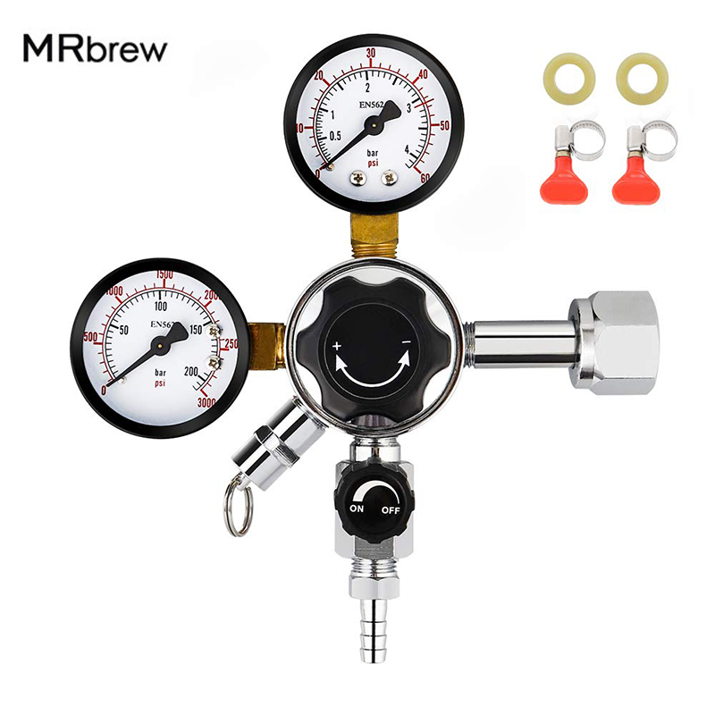 2つの調整可能なジェムストーンボールレギュレーター,圧力調整 - Co2 Regulator Dual Stage のレビューと価格