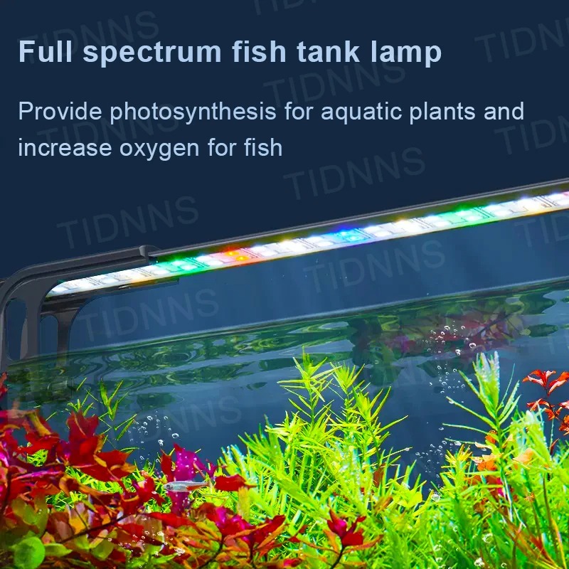 水族館ライト Led 植物成長照明拡張可能な防水クリップオン - Aquarium Plant Light のレビューと価格