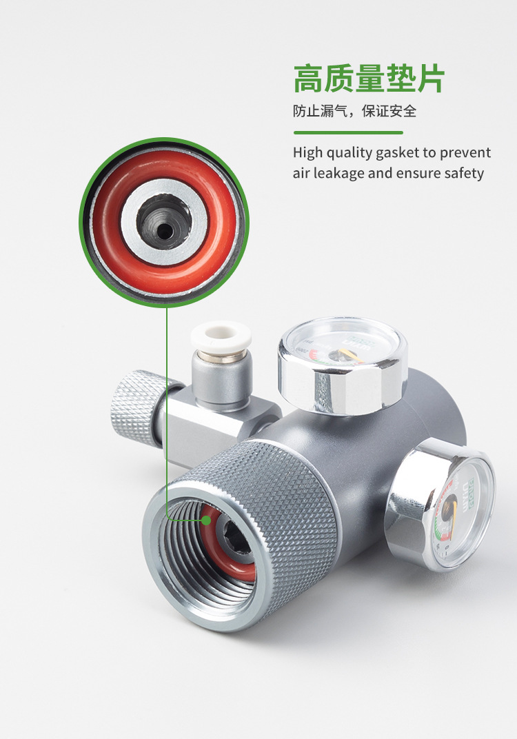 水族館 CO2 レギュレーター アルミニウム合金 ダブル圧力 - Co2 Regulator Dual Stage のレビューと価格